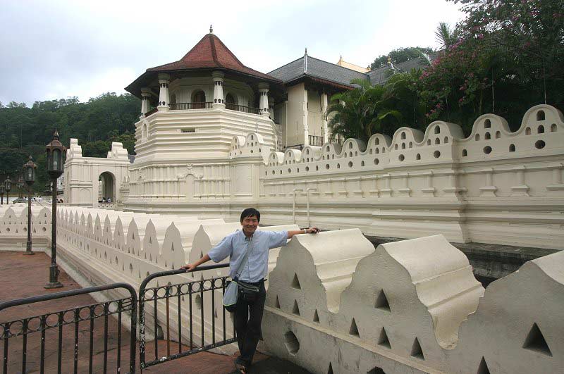Temple of Sacred Tooth Relic in Kandy, Sri Lanka