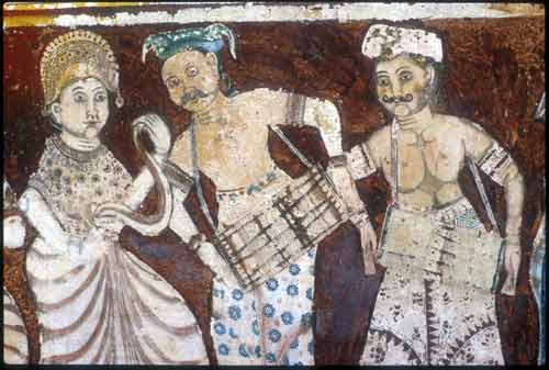 Painting: Perahera detail