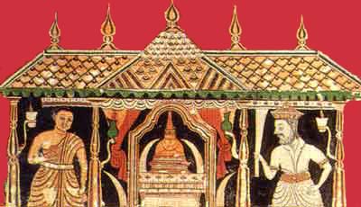 Detail of Maligawa painting